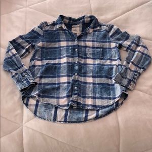 American Eagle Blue Flannel